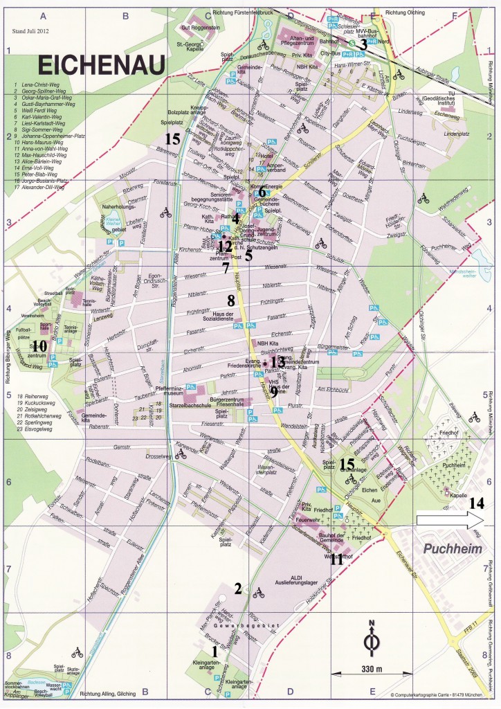 Orientierung in Eichenau – Karte – Asylhelferkreis Eichenau